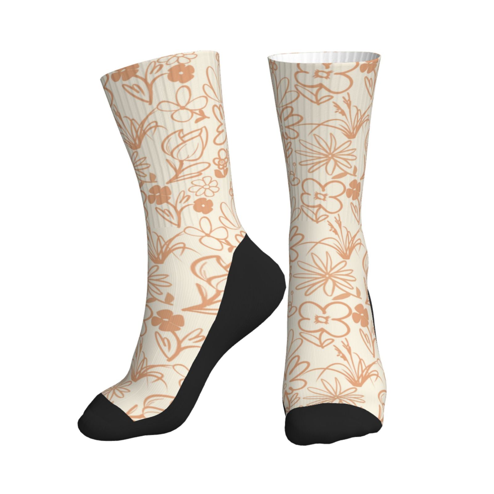 Black Sole Sports Mid-Tube Socks